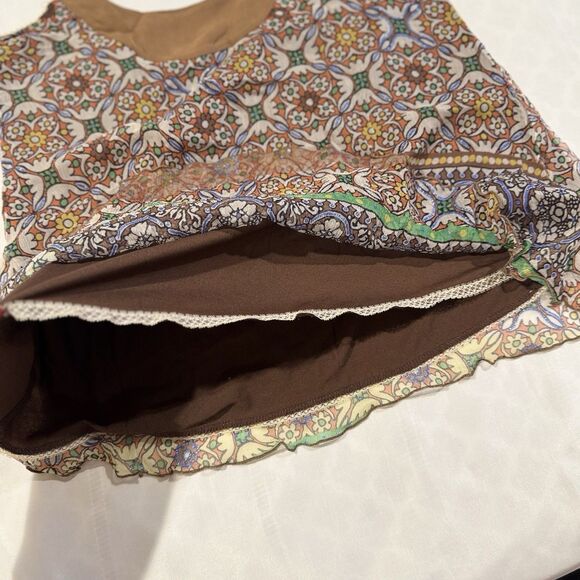 Vintage Y2K Tank Top Only Hearts NYC Helena Stuart 100% Silk Sz S Whimsy Fairy - Picture 10 of 16